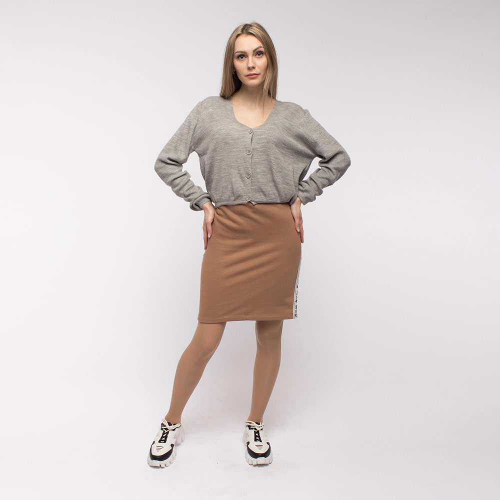 

Спідниця жіноча з лампасами Yuki  бежевий (YK-20, Спідниця жіноча з лампасами Yuki M бежевий (YK-20)