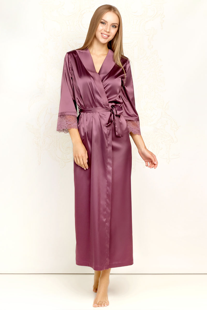 

Халат Anabel Arto 7027-6738  серо-лиловый, Халат Anabel Arto 7027-6738 52 серо-лиловый