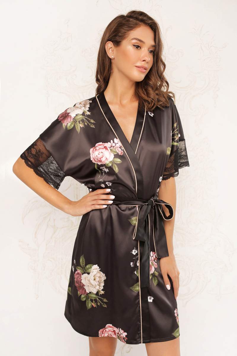 

Халат Anabel Arto 8165-6734  черный, Халат Anabel Arto 8165-6734 54 черный