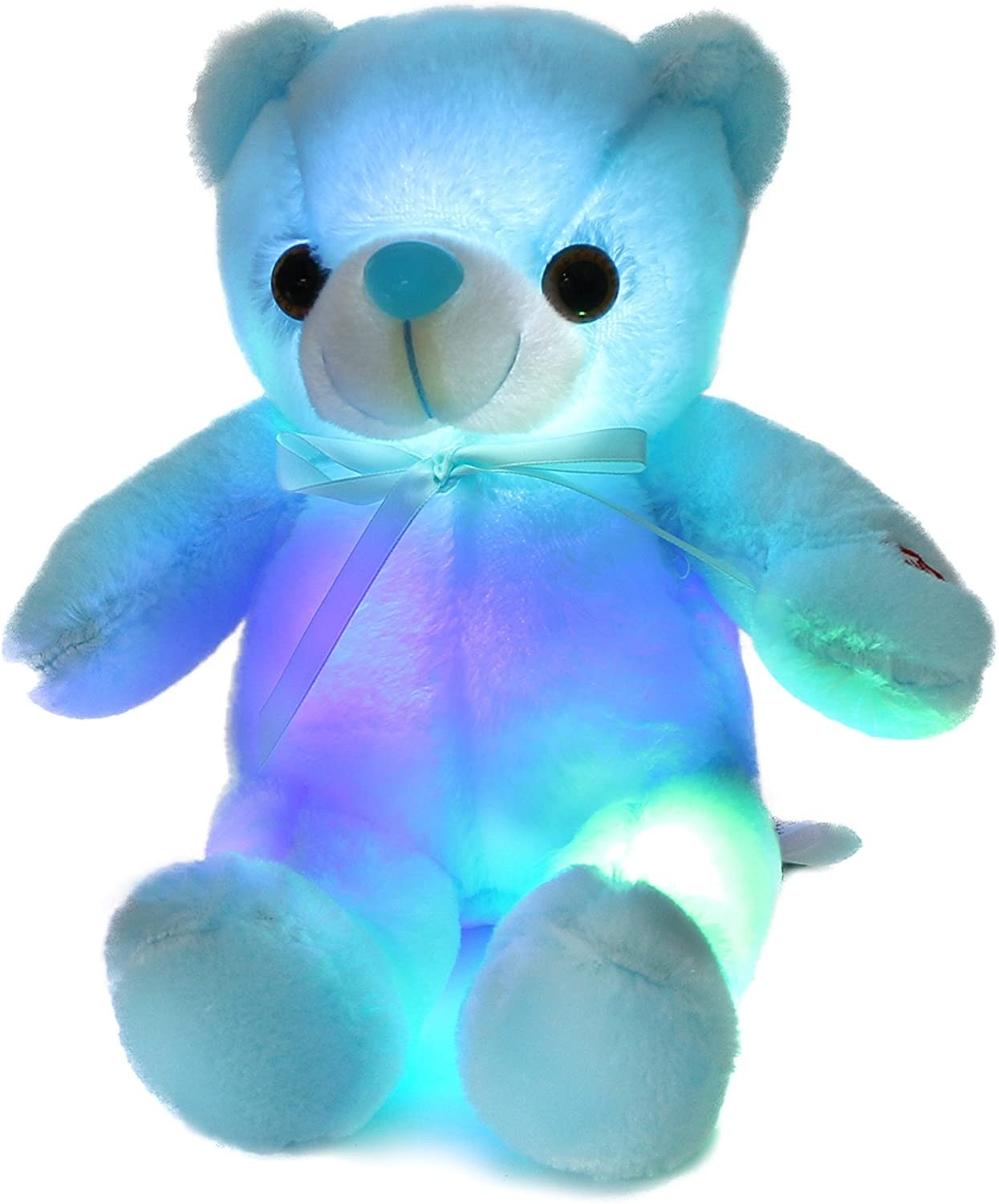 

Мягкая игрушка Led Мишка светится при нажатии синяя 50см