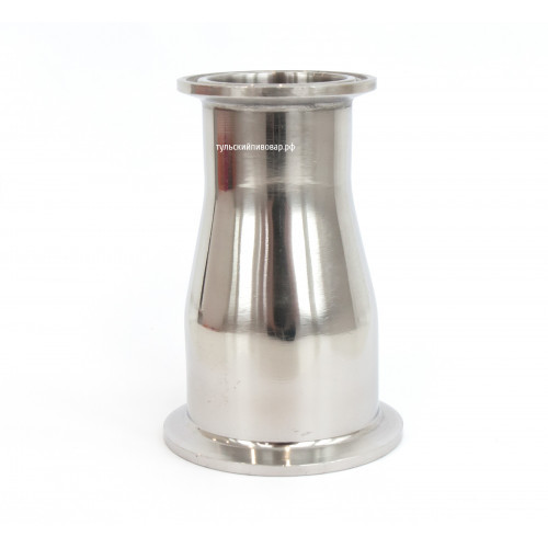 

Переход нержавеющий под кламповое соединение 3-4" дюйма DN76-DN102 AISI304 (полированный)