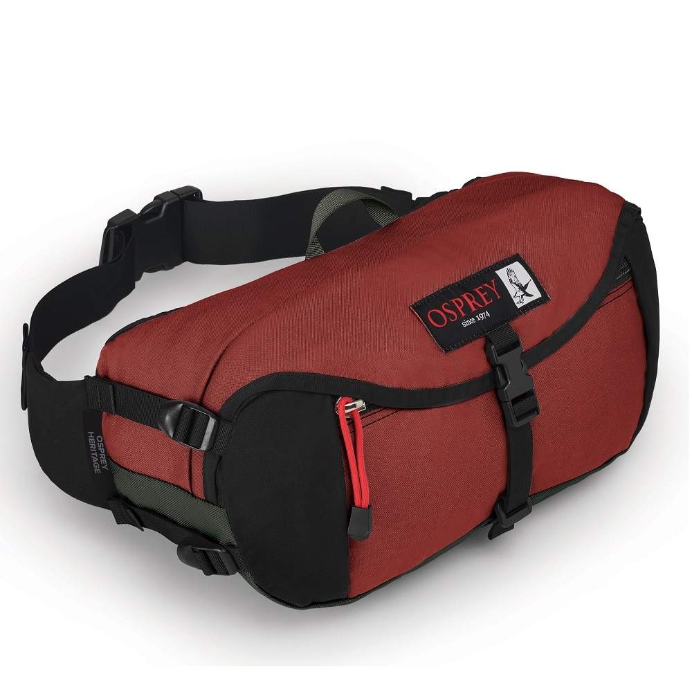 

Поясная сумка Osprey Heritage Waist Pack 8 Bazan Red 009.001.0160