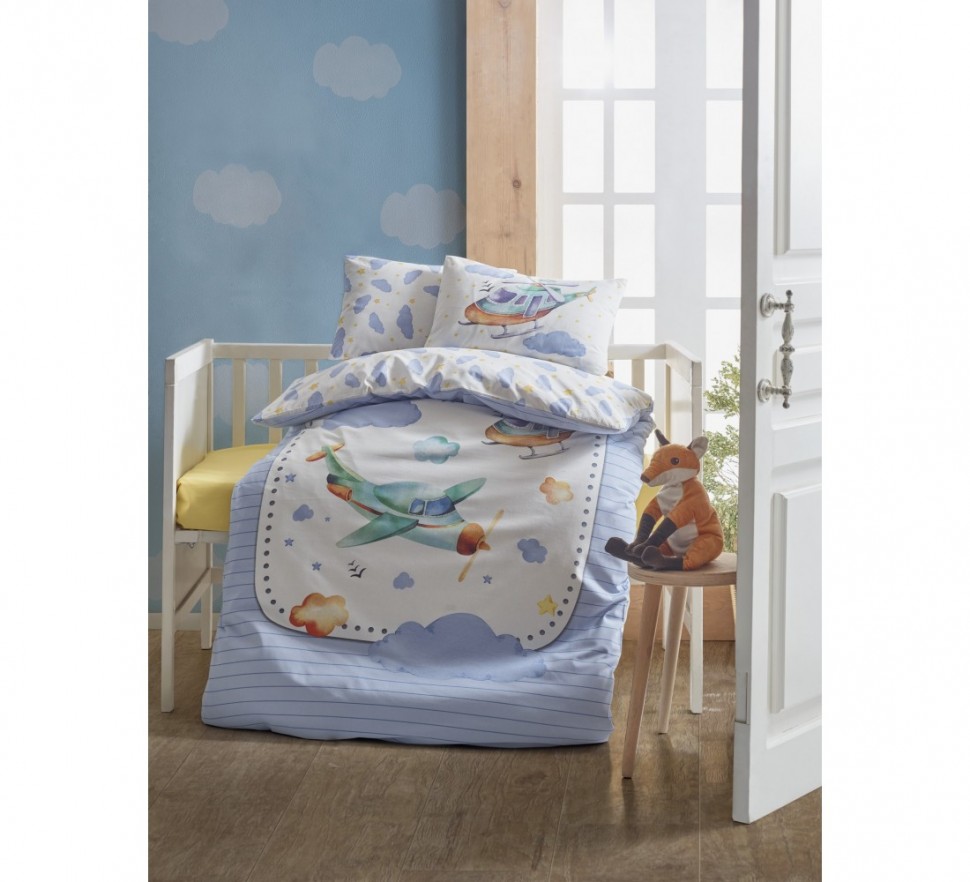 

Комплект для новорожденных Cotton Box Air Plane Mavi 100x150 080077122