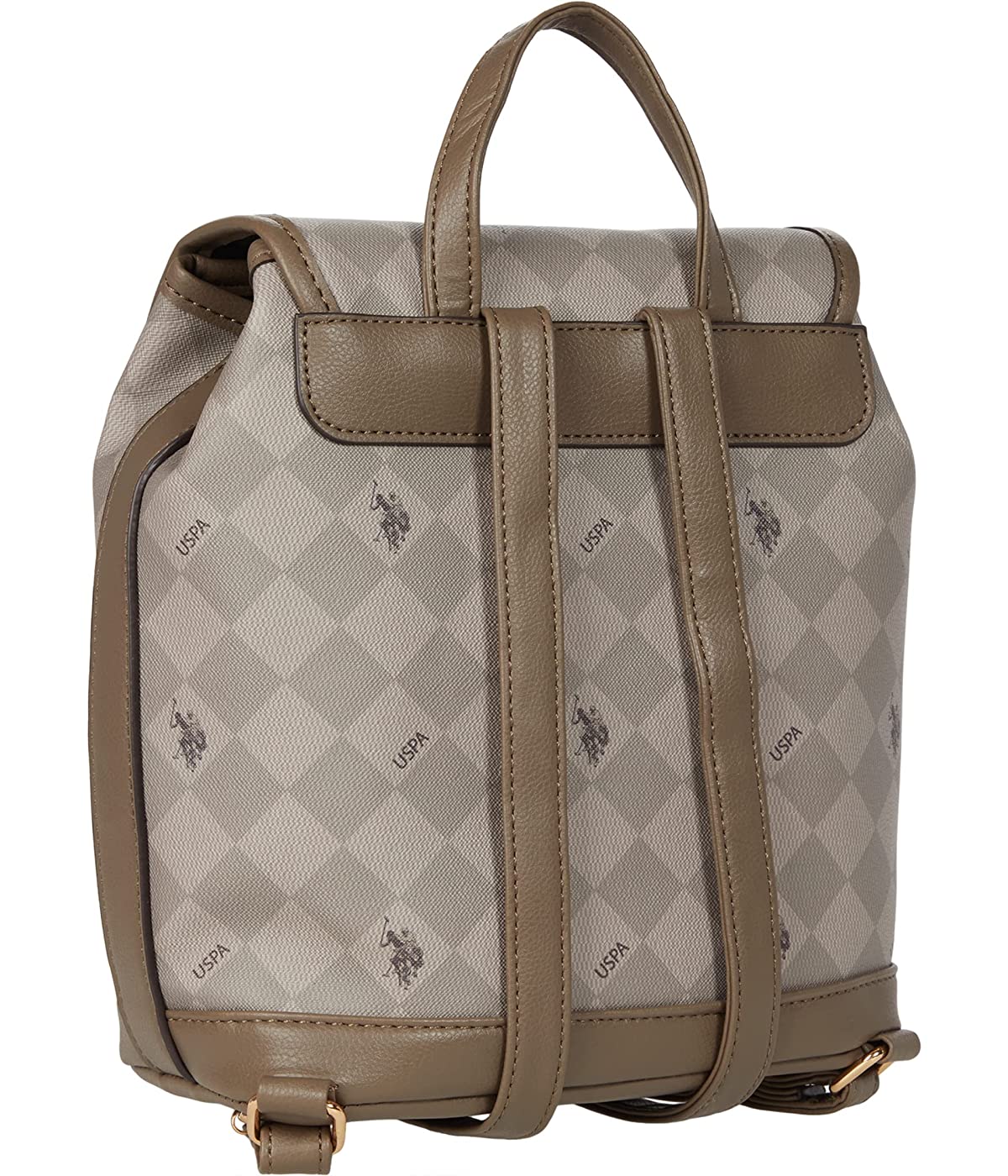 

Рюкзак U.S. POLO Diamond Signature Taupe, Универсальный