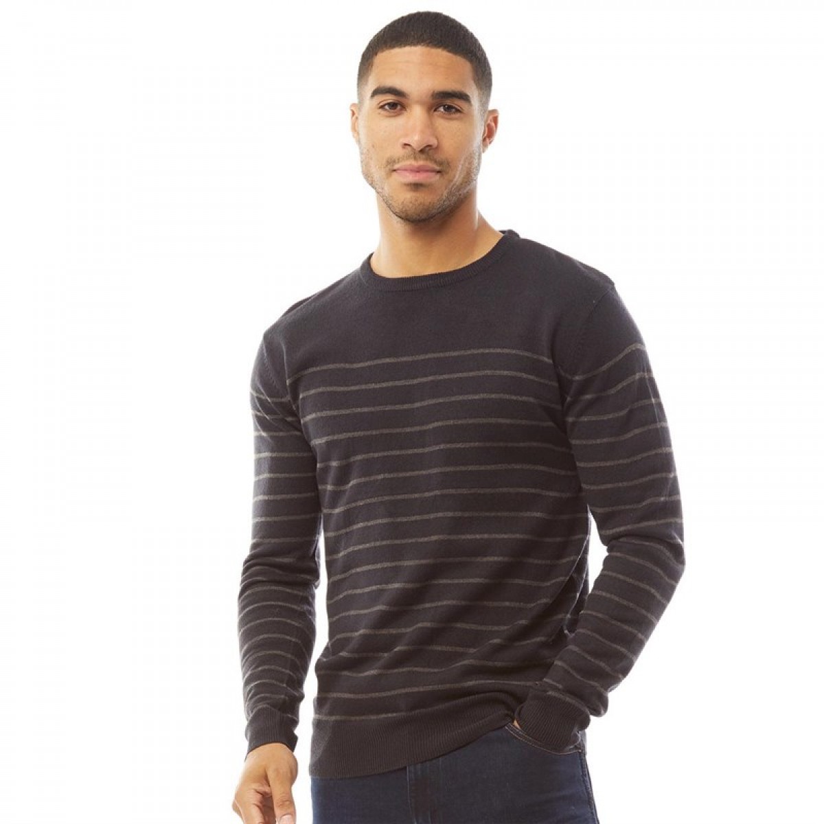 

Джемпер French Connection Cash 3/4 Stripe Marine/Charcoal Stripe,  (46, Джемпер French Connection Cash 3/4 Stripe Marine/Charcoal Stripe, M (46)