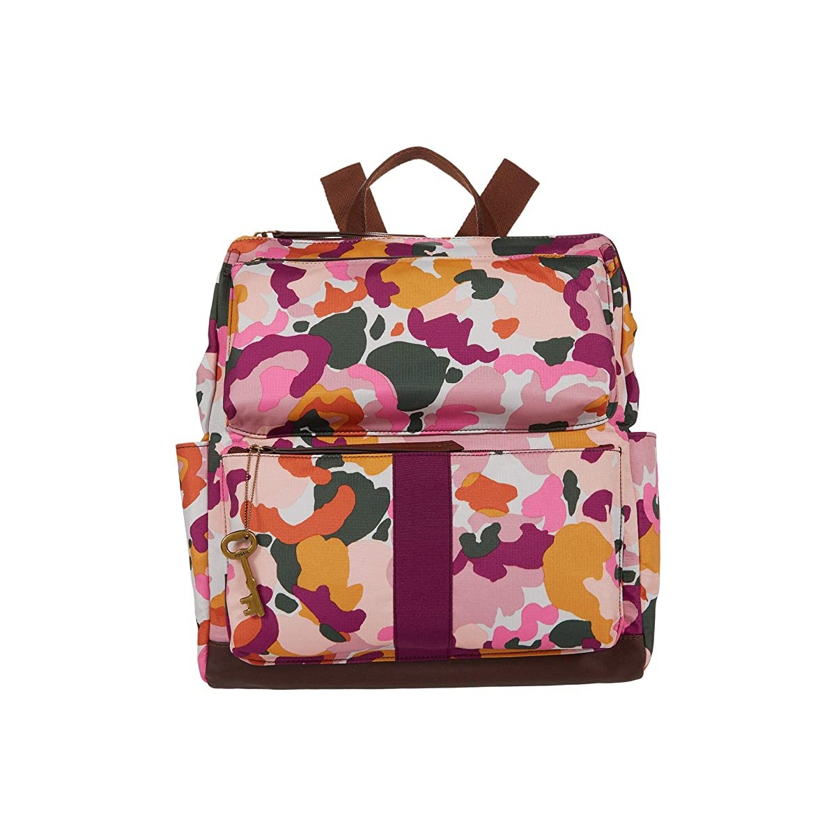 

Рюкзак Fossil Jenna Pink Floral, Универсальный