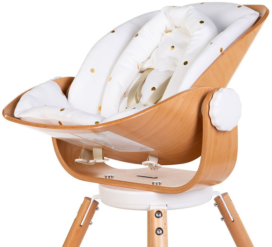 

Подушка на сиденье для новорожденного Childhome Evolu Gold Dots (CHEVOSCNBJGD)