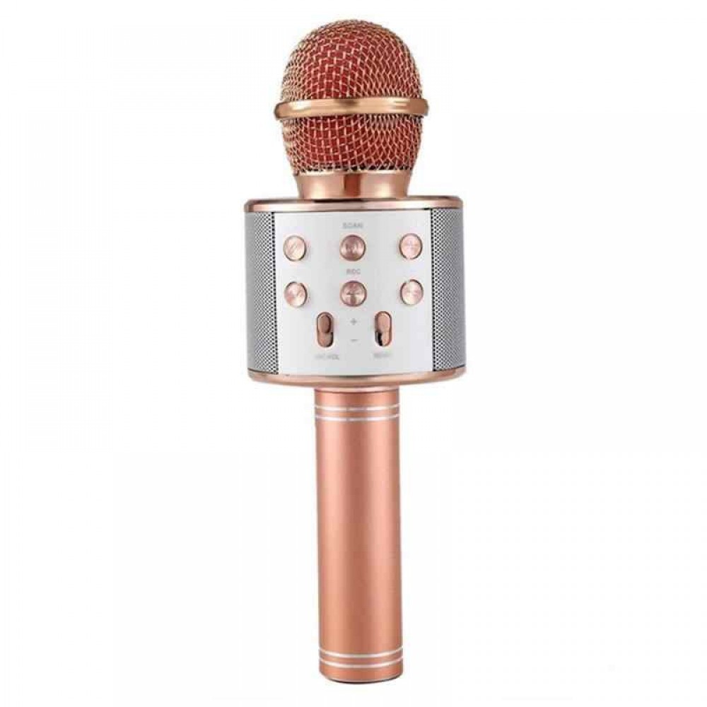 

Караоке микрофон с динамиками APE WS-858 Rose Gold