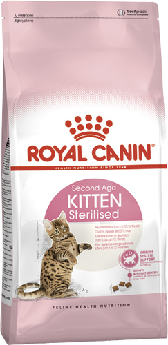 

Сухой корм Royal Canin для стерилизованных котят до 12 месяцев Kitten Sterilised 2 кг BGL-RC-201