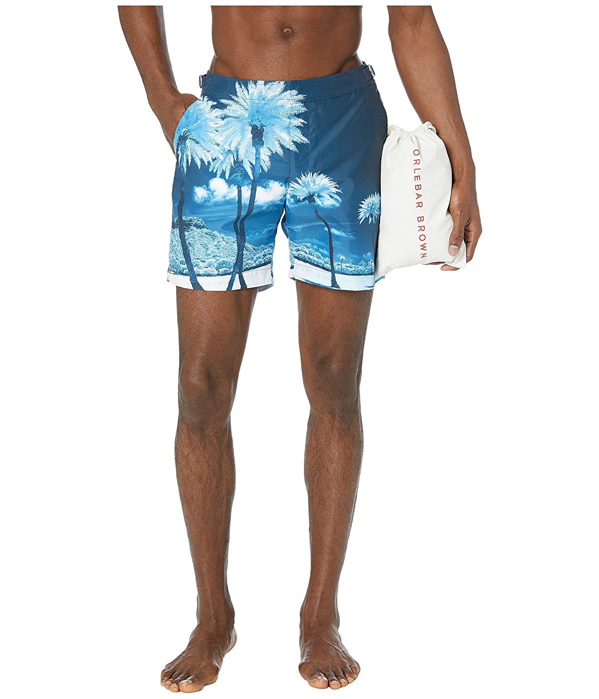 

Шорты для плавания Orlebar Brown Bulldog Photographic Swim Trunk Blue Palms, 30W 32L