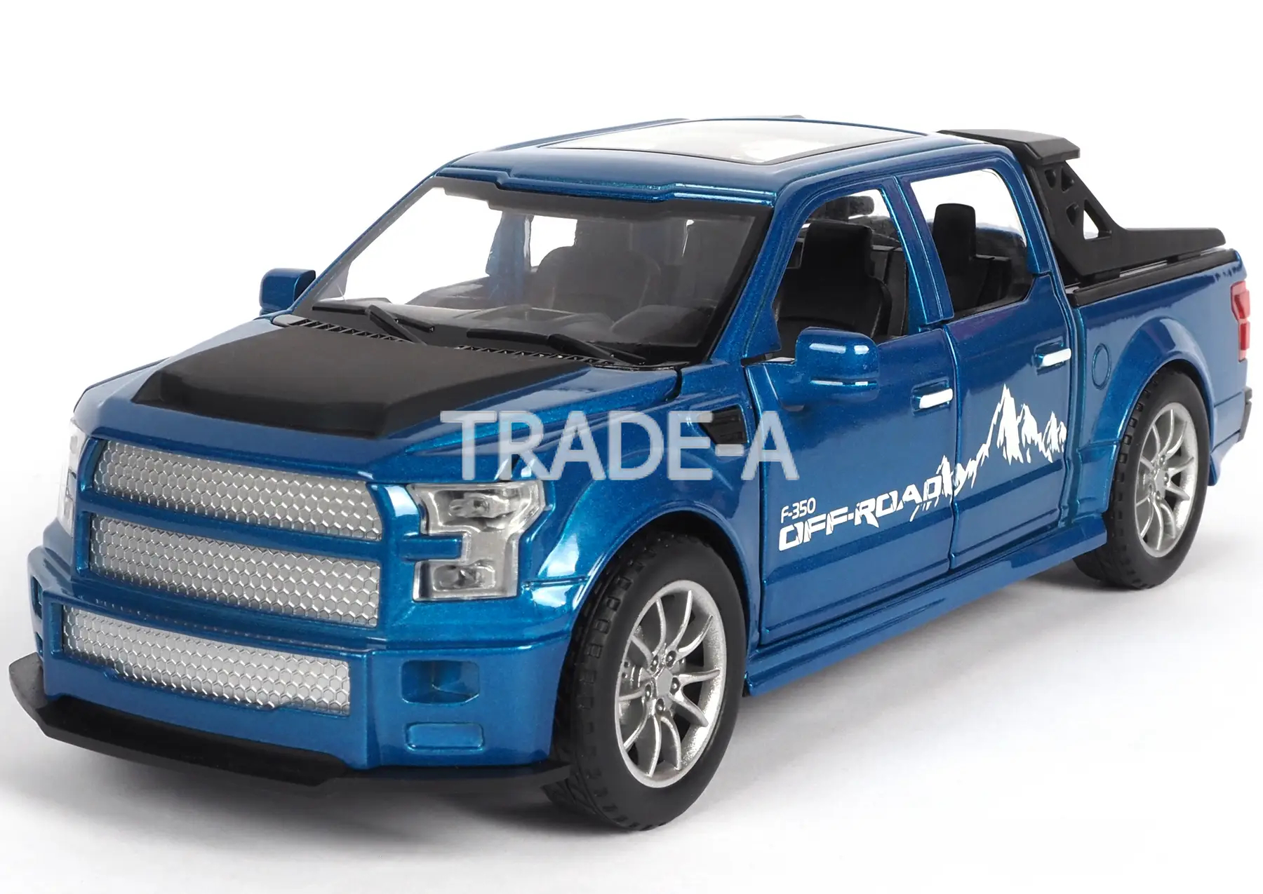 

Машинка Автопром 2401 Ford F-350 Off-road 1:24 синий