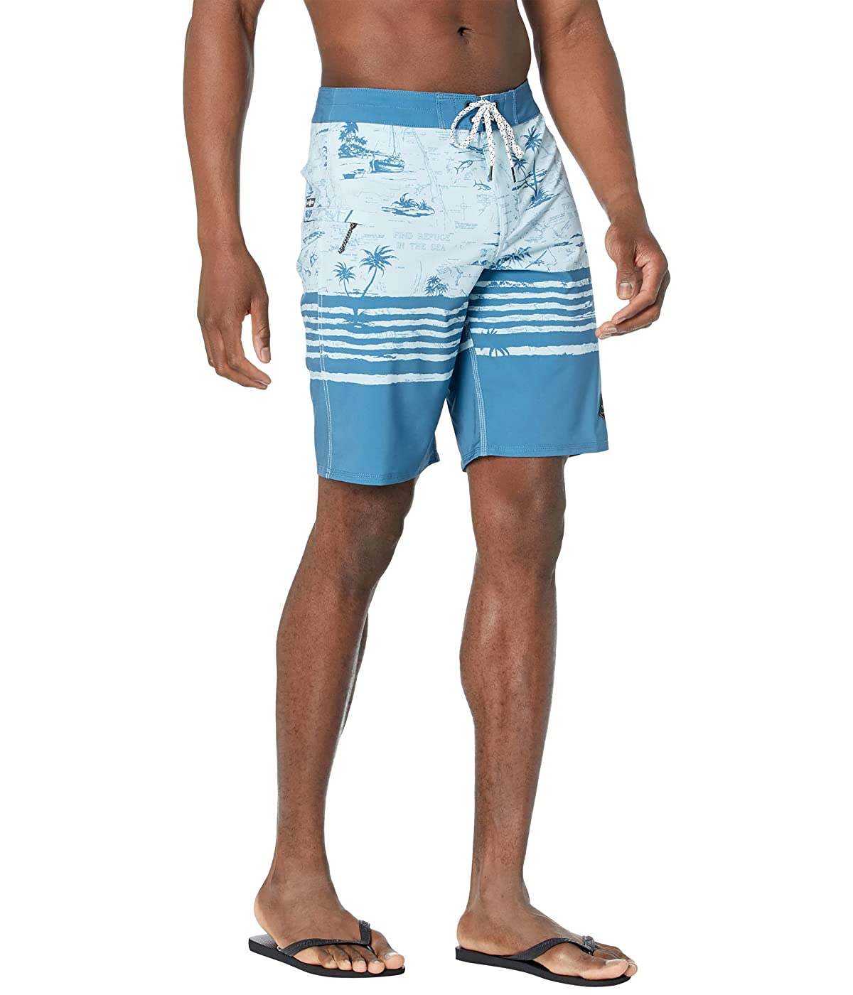 

Шорты для плавания Salty Crew Whitecaps 20" Boardshorts Pale Blue, 30W 32L