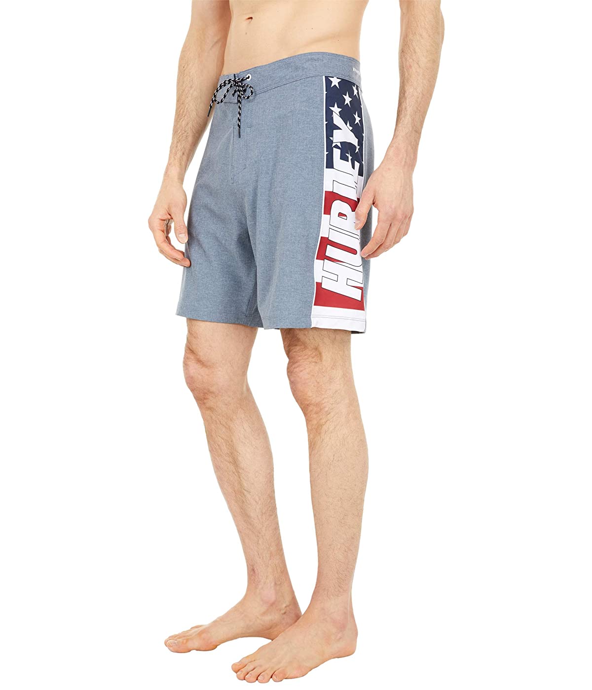 

Шорты для плавания Hurley Phantom Fastlane Americana 18" Boardshorts Obsidian, 36W 32L