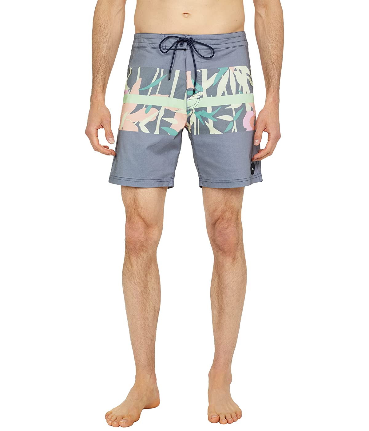 

Шорты для плавания RVCA Westport 17" Print Trunks Moody Blue, 36W 32L