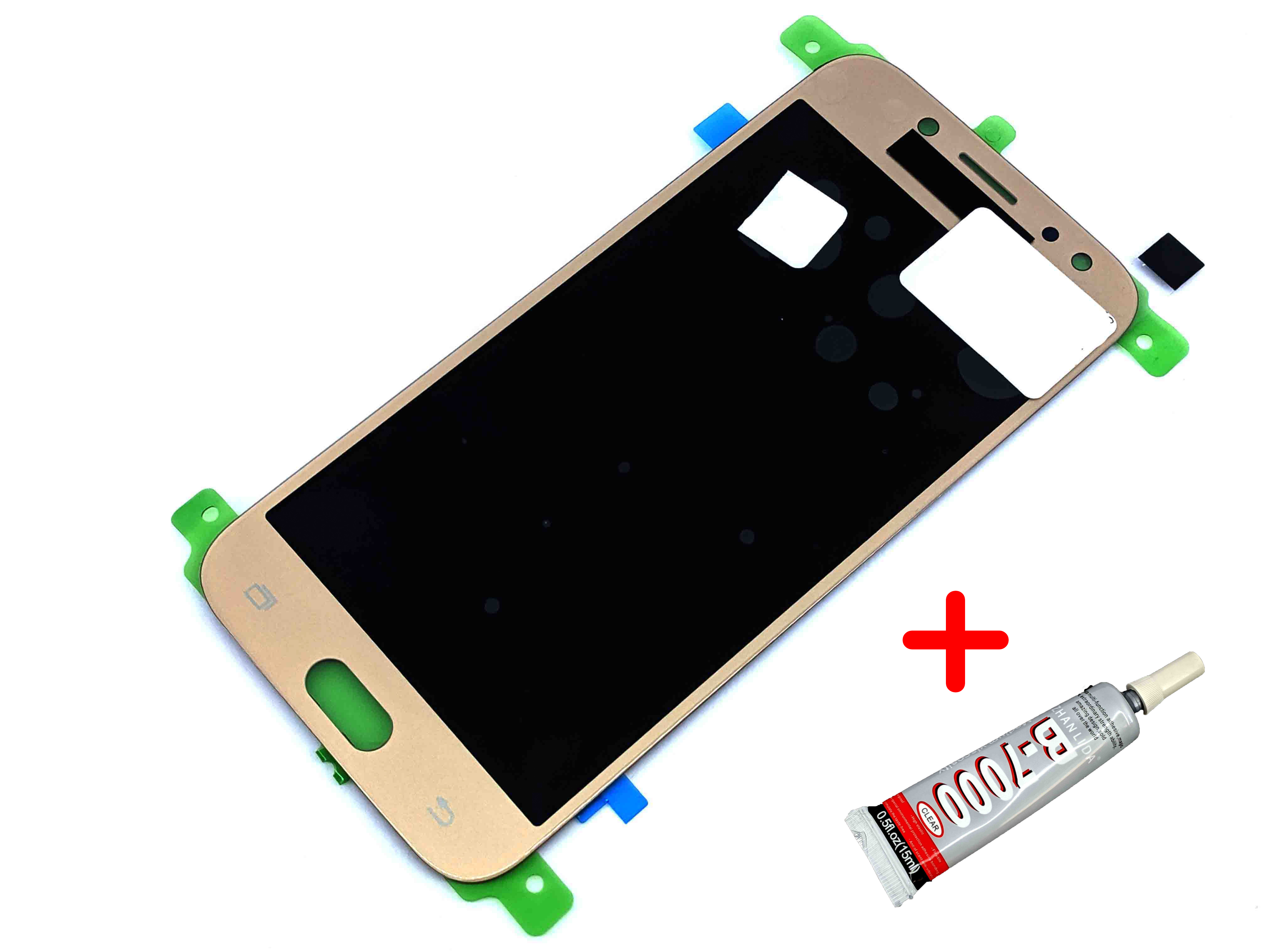 

Дисплей + сенсор (модуль) экран Samsung J530 Galaxy J5 2017 золотистый OLED High Copy + клей B7000