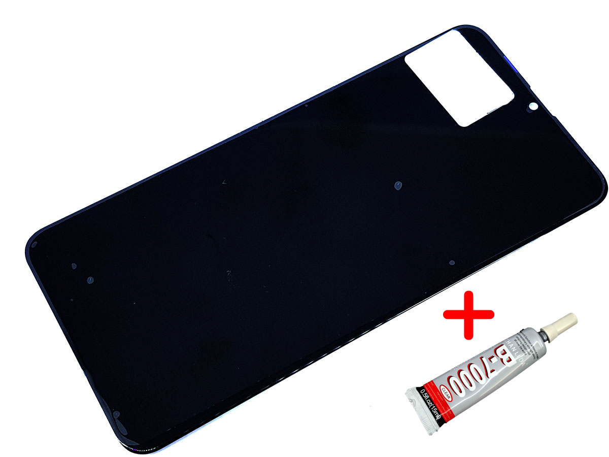 

Дисплей + сенсор (модуль) экран Samsung A105 A10 2019, M105 M10 2019 черный high copy + клей B7000