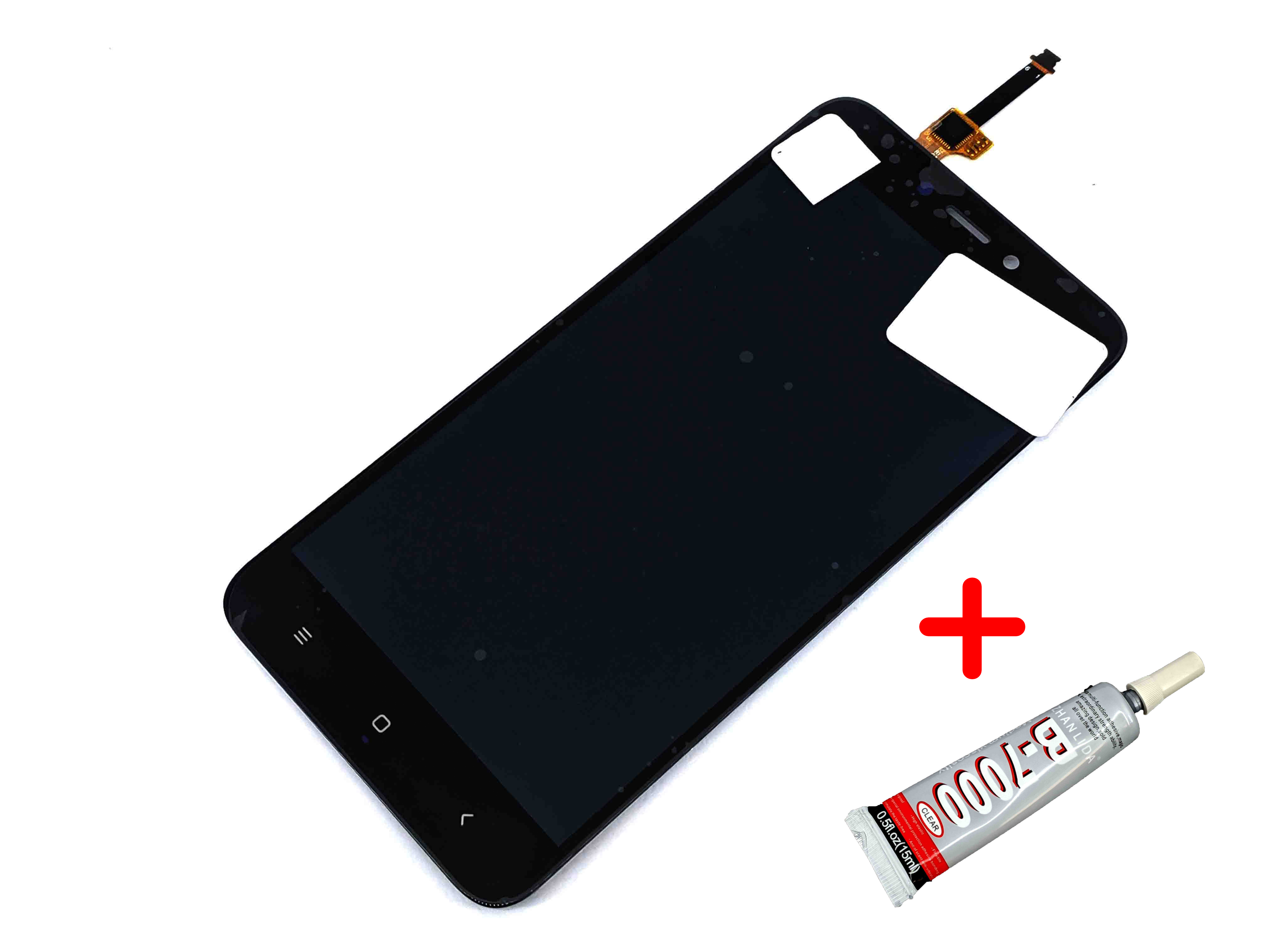 

Дисплей + сенсор (модуль) экран Xiaomi Redmi 4X, Redmi 4X Pro черный + рамка High Copy + клей B7000