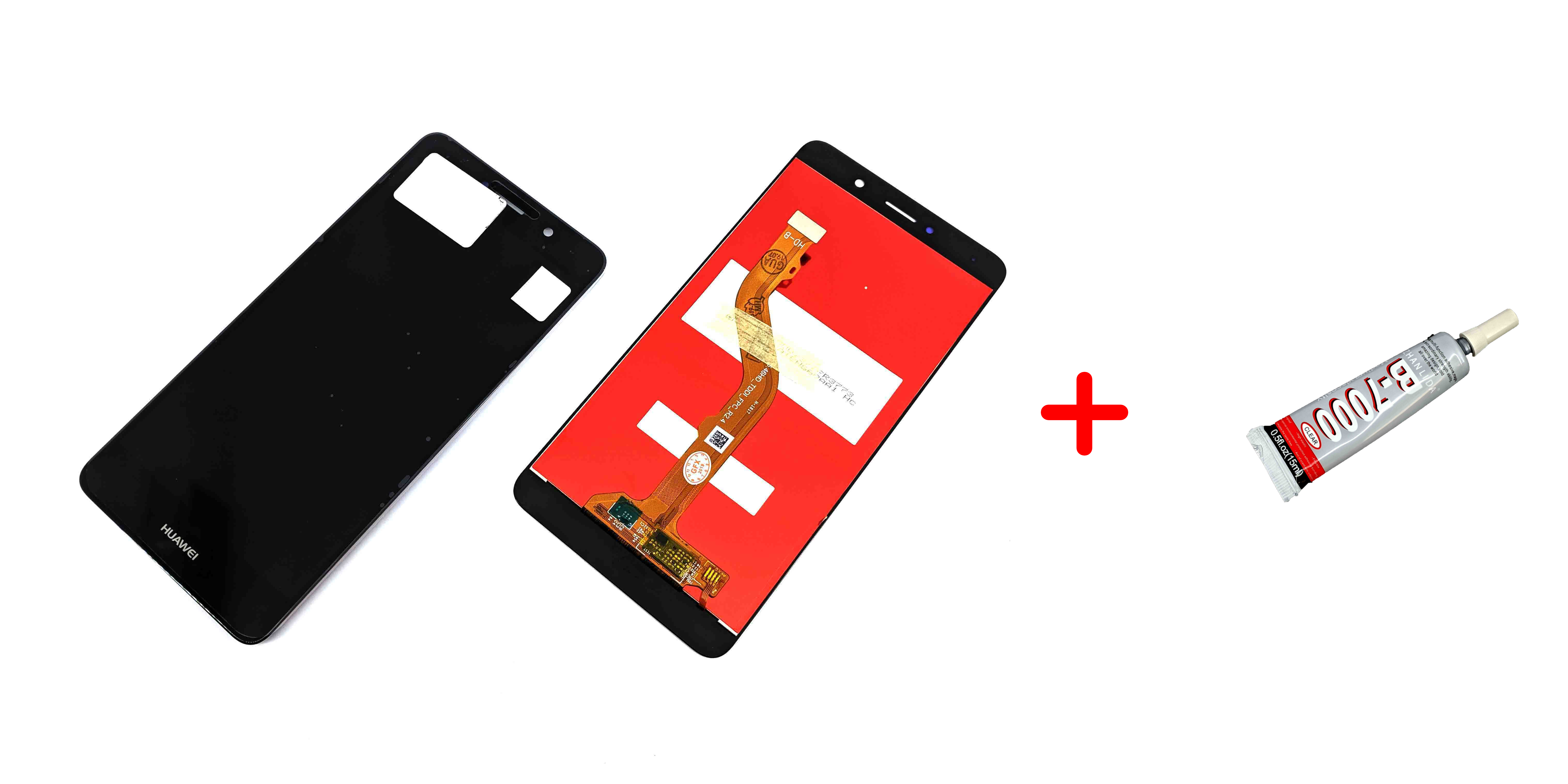 

Дисплей + сенсор (модуль) экран Huawei Y7 2017 (TRT-LX1, TRT-L21), Y7 Prime, Nova Lite Plus черный Original PRC + клей B7000