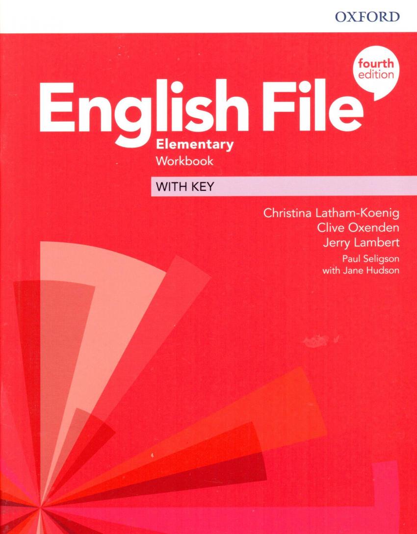 

Книга English File 4th edition Elementary Workbook with Key