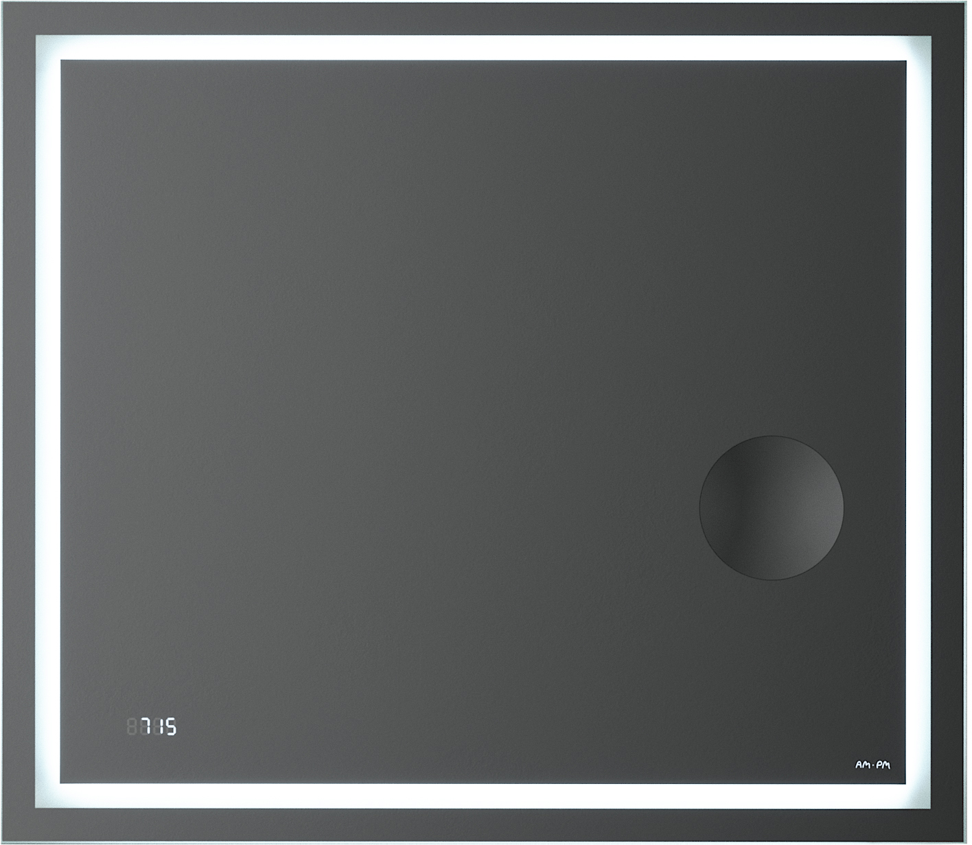 

Зеркало AM.PM Gem 80 см M91AMOX0803WG38 с LED-подсветкой, часами и линзой