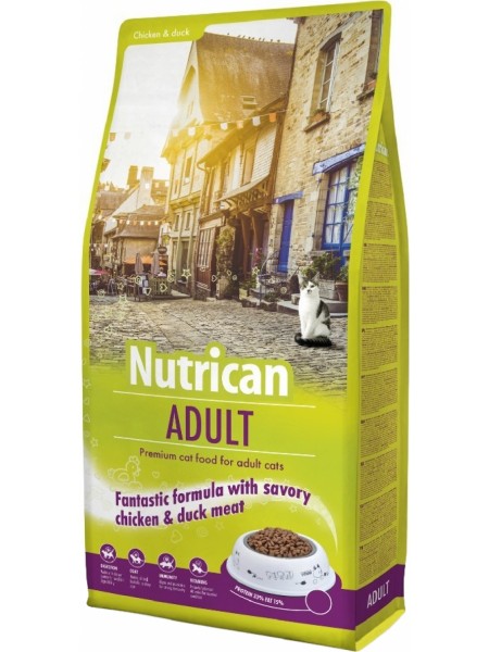 

Сухой корм для взрослых котов ADULT CAT 10 кг Nutrican BGL-CT-52