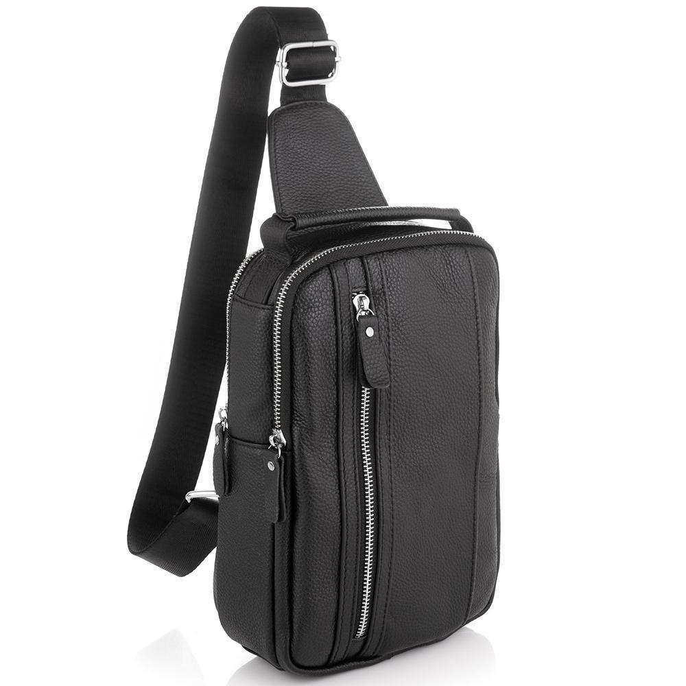 

Мужская кожаная сумка через плечо Tiding Bag 144545-NM 21 х 31 х 7 Черный