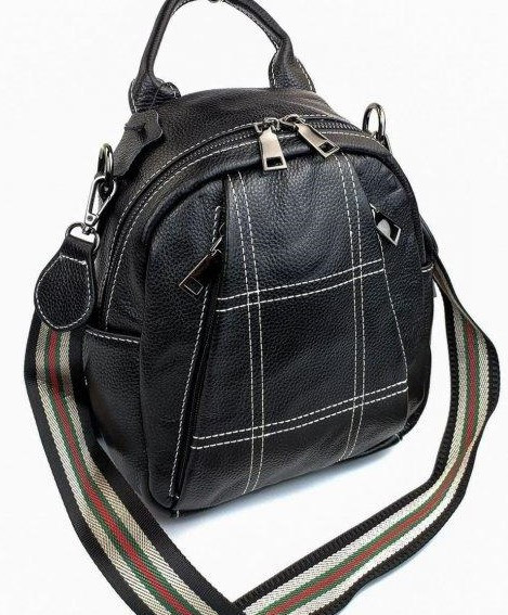 

Женский кожаный рюкзак Tiding Bag 130034-NM 19 х 21 х 10 Черный