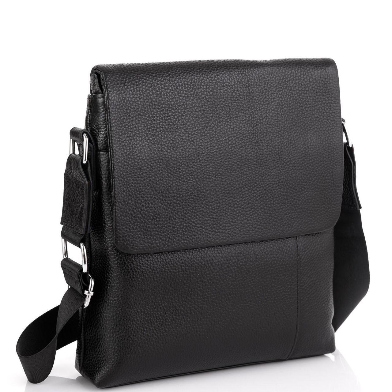 

Мужская кожаная сумка месенджер Tiding Bag 13761-NM 23 x 26 x 4,5 Черный