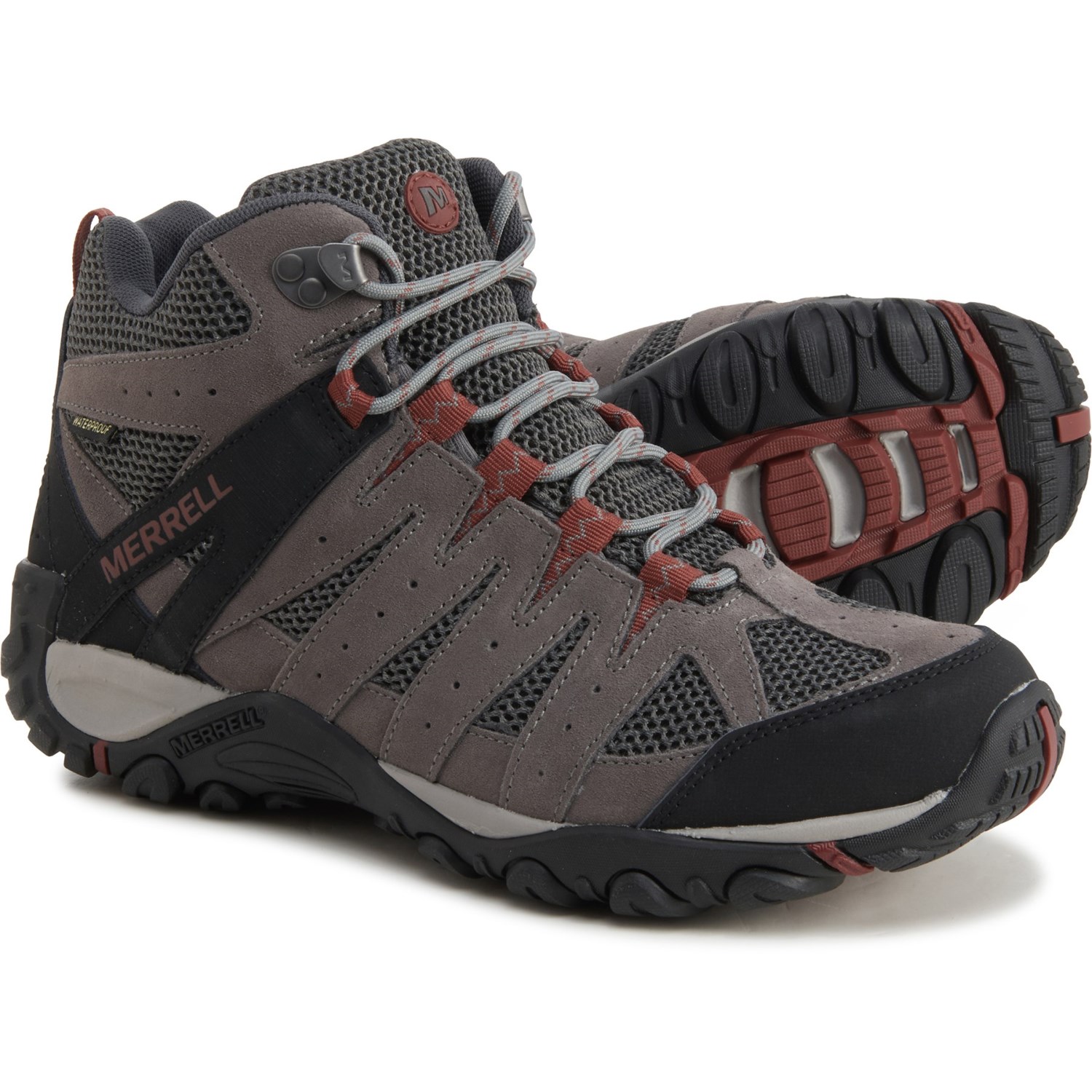 

Ботинки Merrell Accentor 2 Mid Vent - Waterproof Charcoal, 41.5 (260 мм)