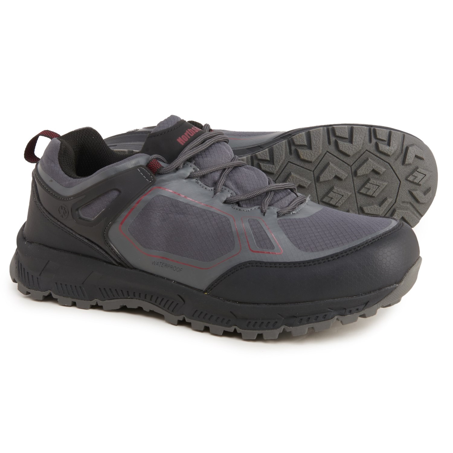 

Кроссовки Northside Beaumont Low - Waterproof Dark Grey/Red, 43.5 (285 мм)