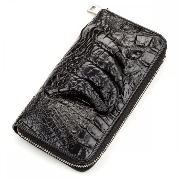

Мужской клатч из кожи крокодила CROCODILE LEATHER 18172 Черный