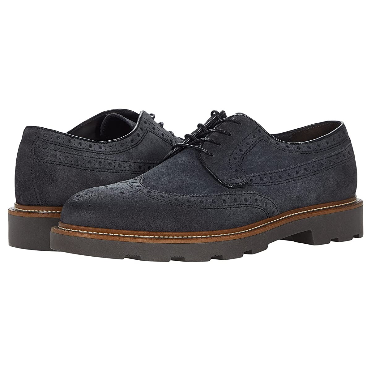 

Туфли оксфорды Bruno Magli Gil Dark Grey Suede, 45 (300 мм)