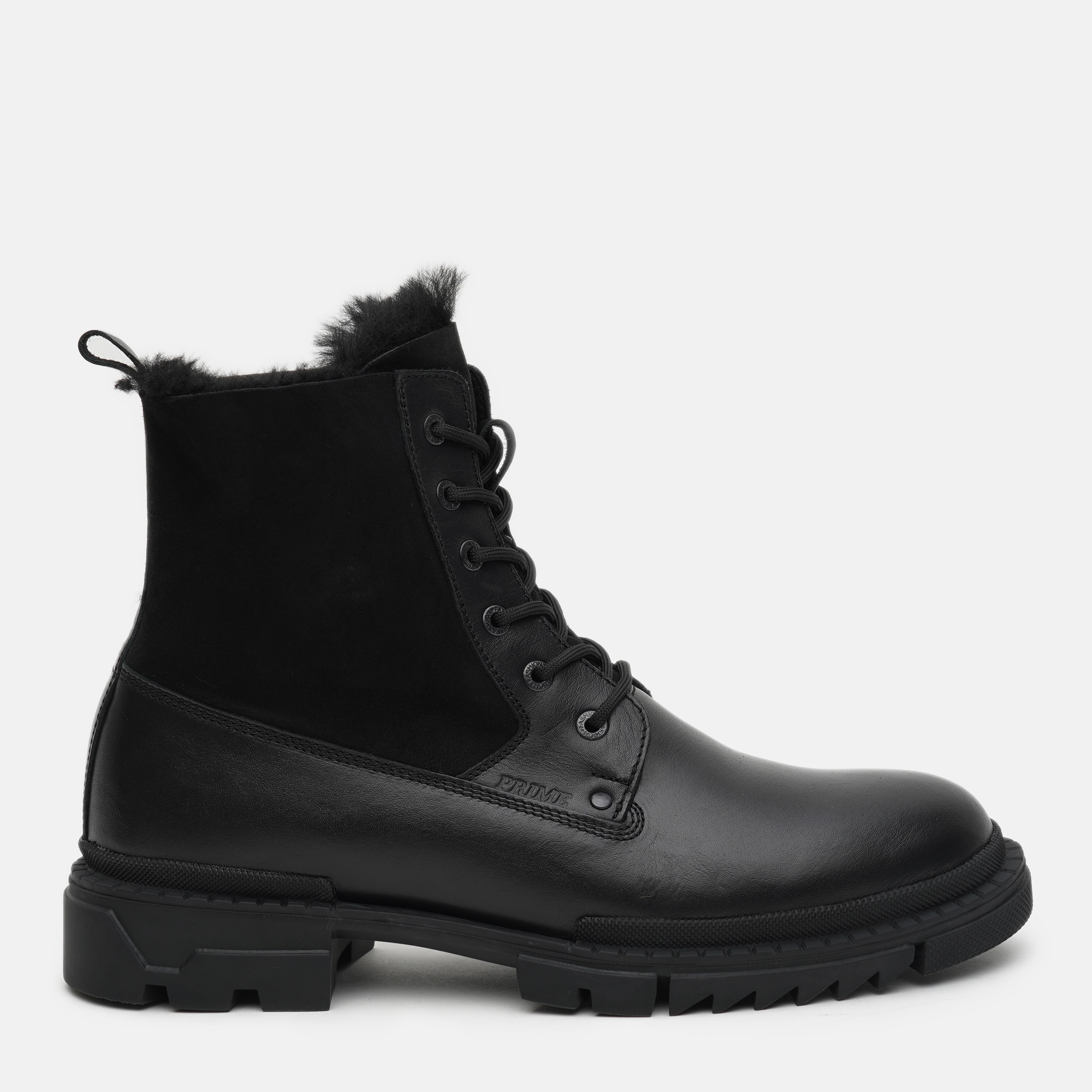 Акція на Чоловічі зимові черевики високі Prime Shoes 980 Black Leather 16-980-37110 43 28.5 см Чорні від Rozetka