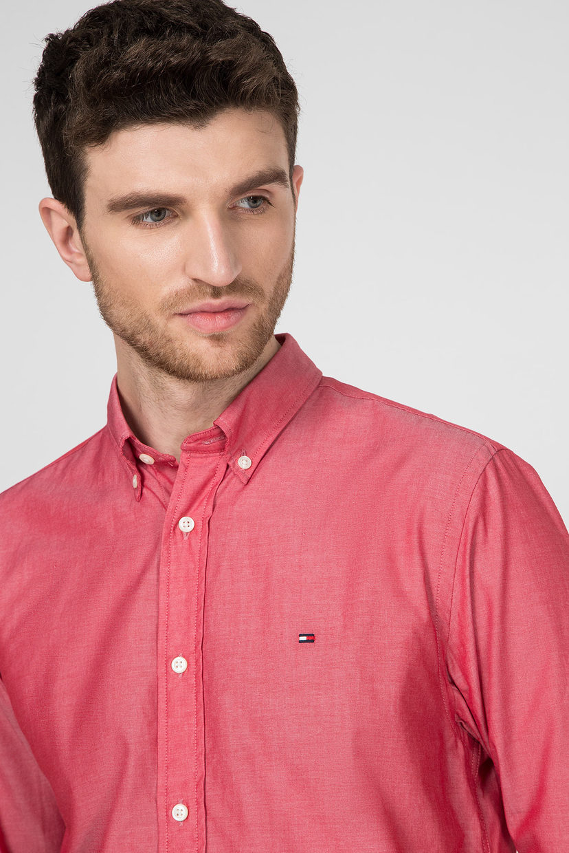 

Мужская красная рубашка NATURAL SOFT POPLIN Tommy Hilfiger S MW0MW12169
