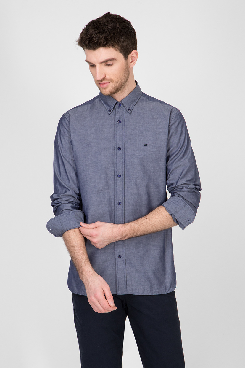 

Мужская синяя рубашка NATURAL SOFT POPLIN Tommy Hilfiger S MW0MW12169