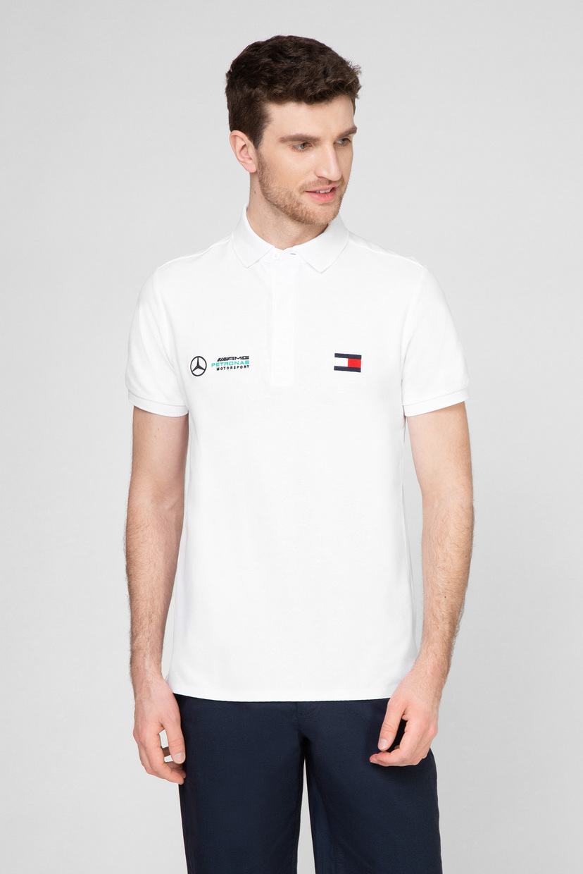 

Мужское белое поло Mercedes Benz TECH LOGO SLIM Tommy Hilfiger S TT0TT07089