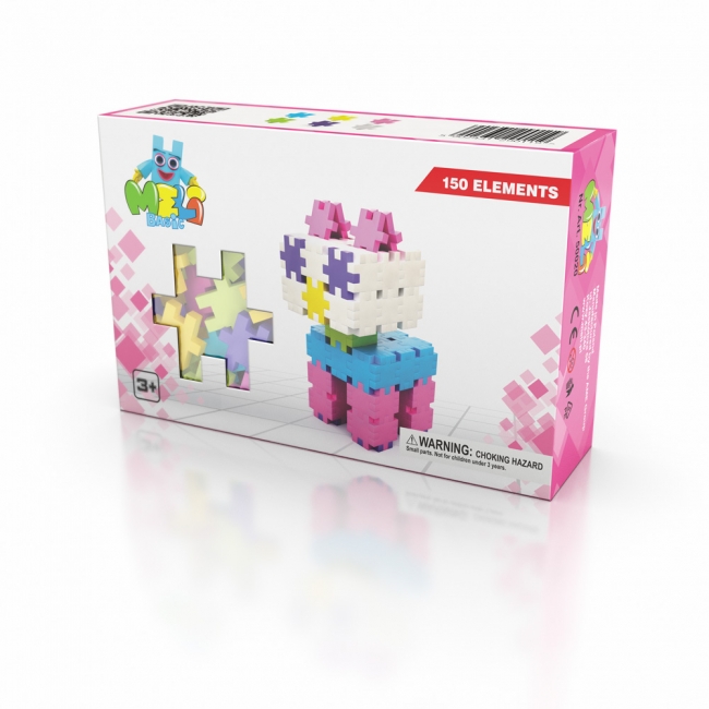 

Конструктор Meli Basic Classic Pink, 150 элементов (50020)