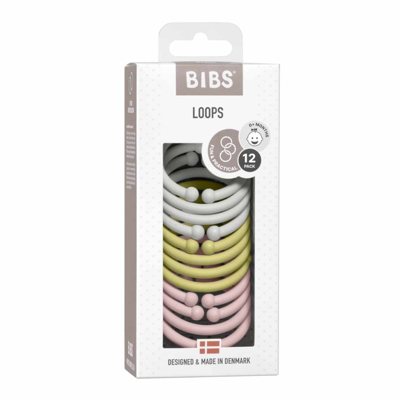 

Іграшки BIBS Loops 12 шт в упаковці Haze / Meadow / Blossom від 0+ міс