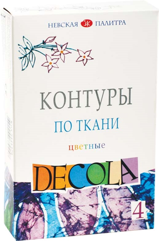 

Набор контуров Невская палитра Decola 4 цвета 18 мл (4640000679248)