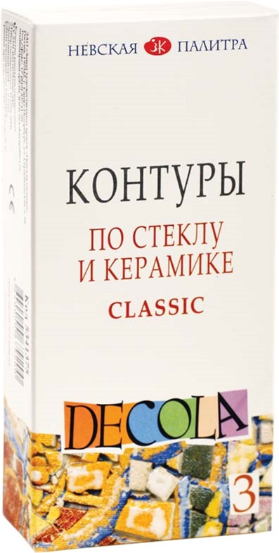 

Набор контуров Невская палитра Decola 3 цвета 18 мл (4640000679200)