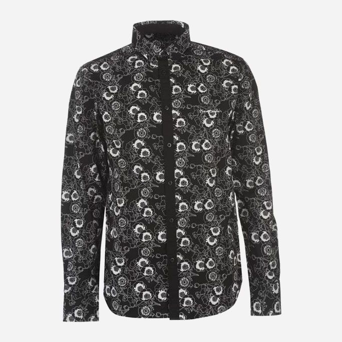 

Рубашка Pierre Cardin 558862-40  Blk/Wht Poppy, Рубашка Pierre Cardin 558862-40 L Blk/Wht Poppy