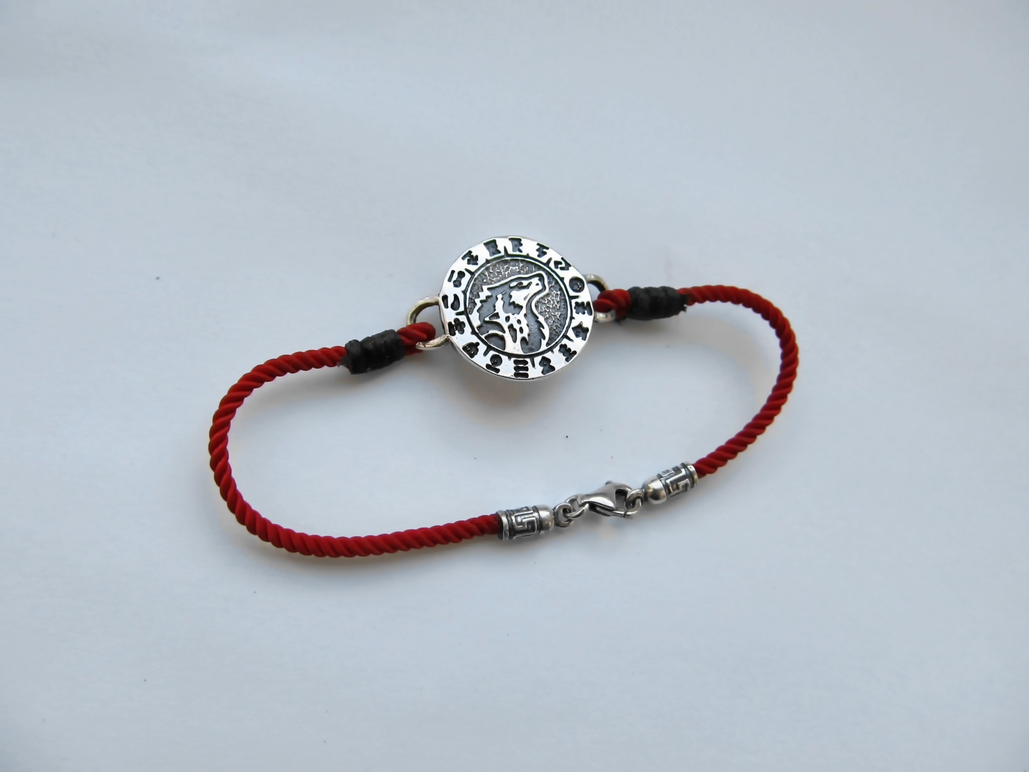 

Браслет из серебра 925° и шелка "Милан" на руку SilverArtisan 5.7054 размер 17