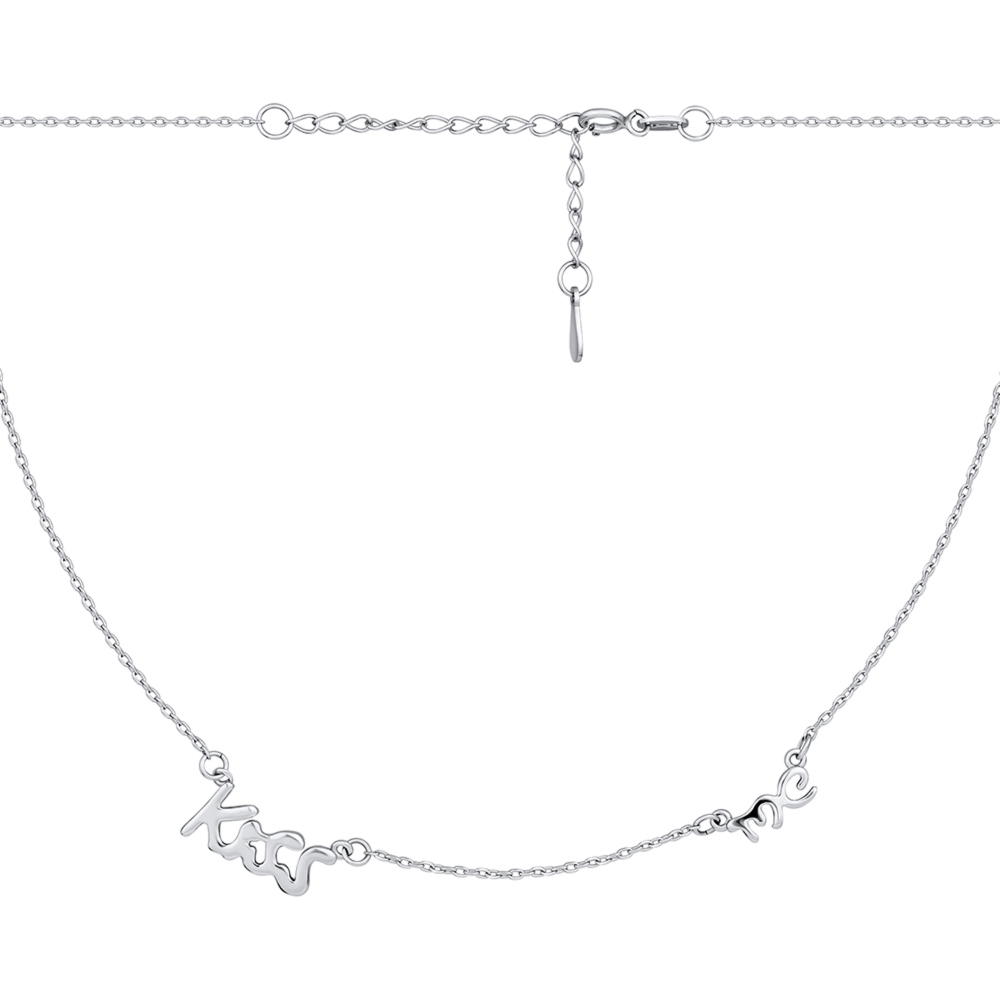 

Серебряное колье 000028455 40 размера