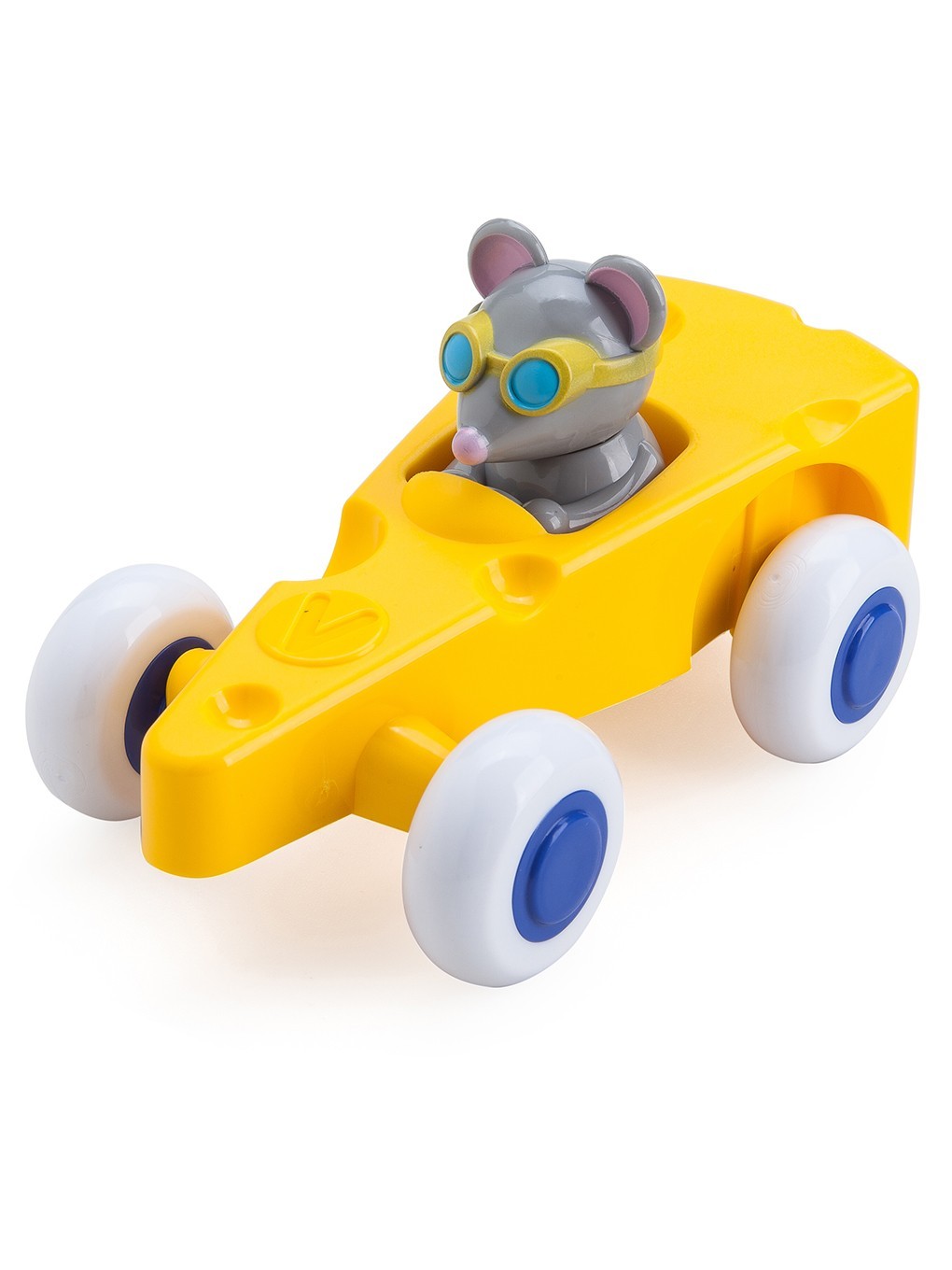 

Машинка VIKINGTOYS в виде сыра с мышью 14 см 1362
