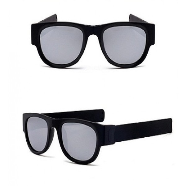 

Очки браслеты солнцезащитные поляризованные SINLE Slap 2 Black/ Silver