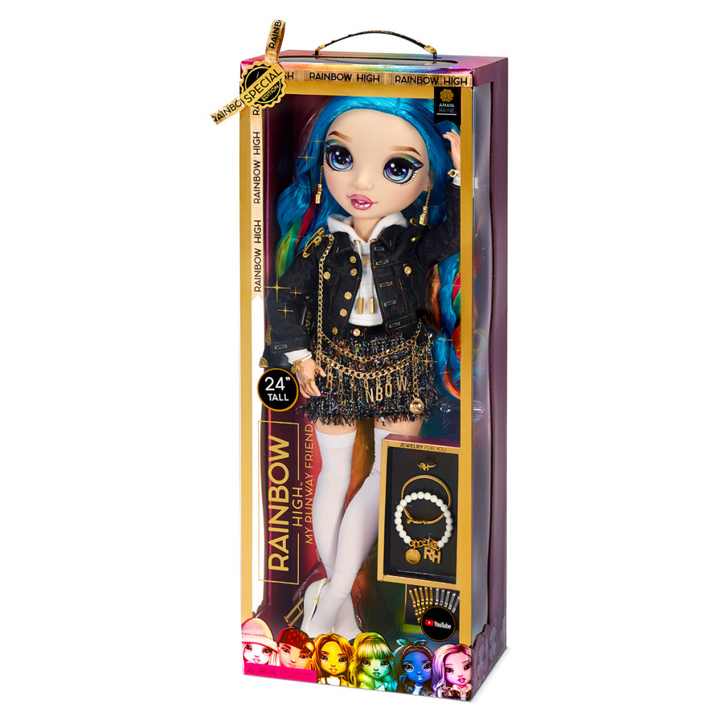 

Кукла Rainbow High коллекционная мегакукла - Амайя на подиуме 61 см (577287)