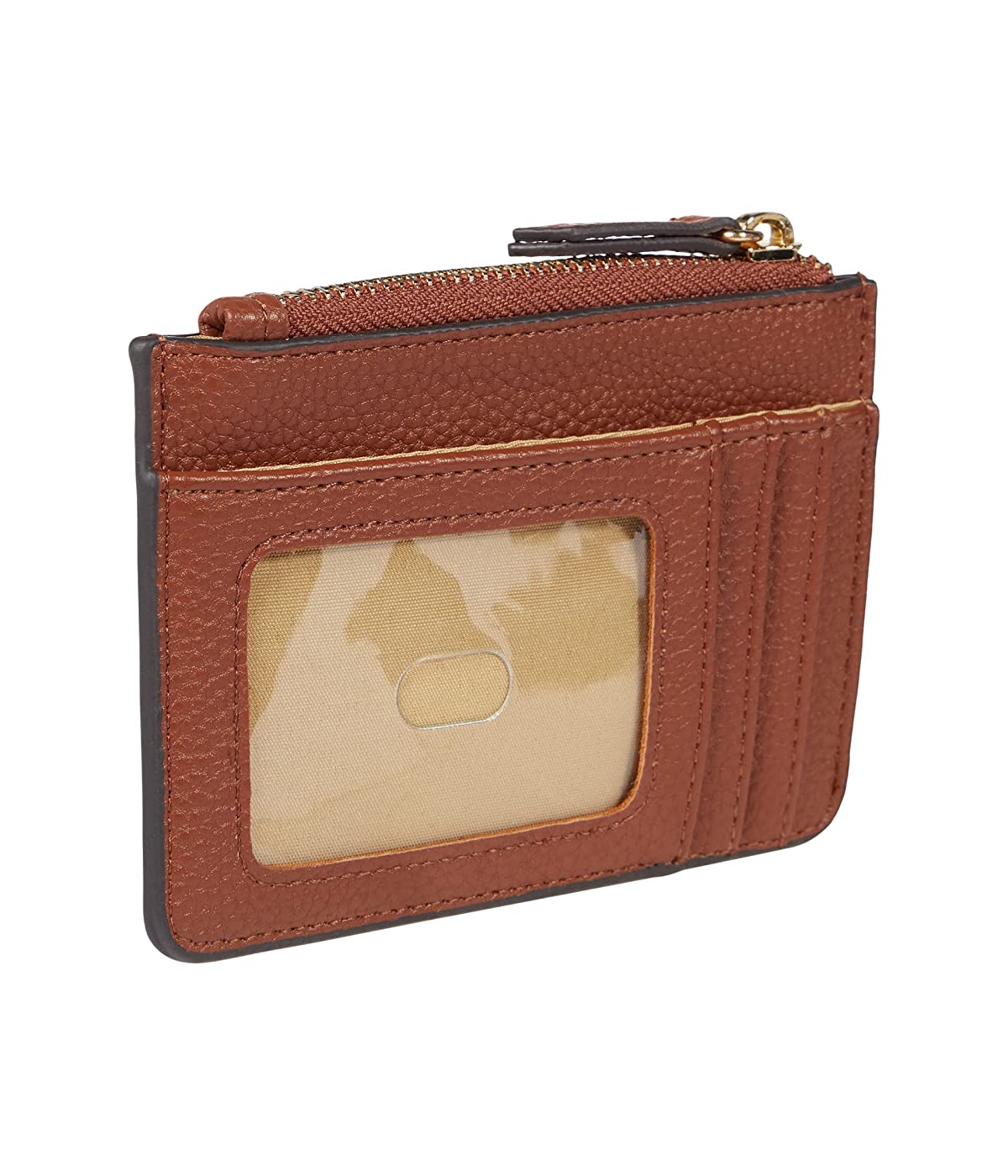 

Кошелек Nanette Lepore Top Zip Card Case Wristlet Strap Whiskey, Универсальный