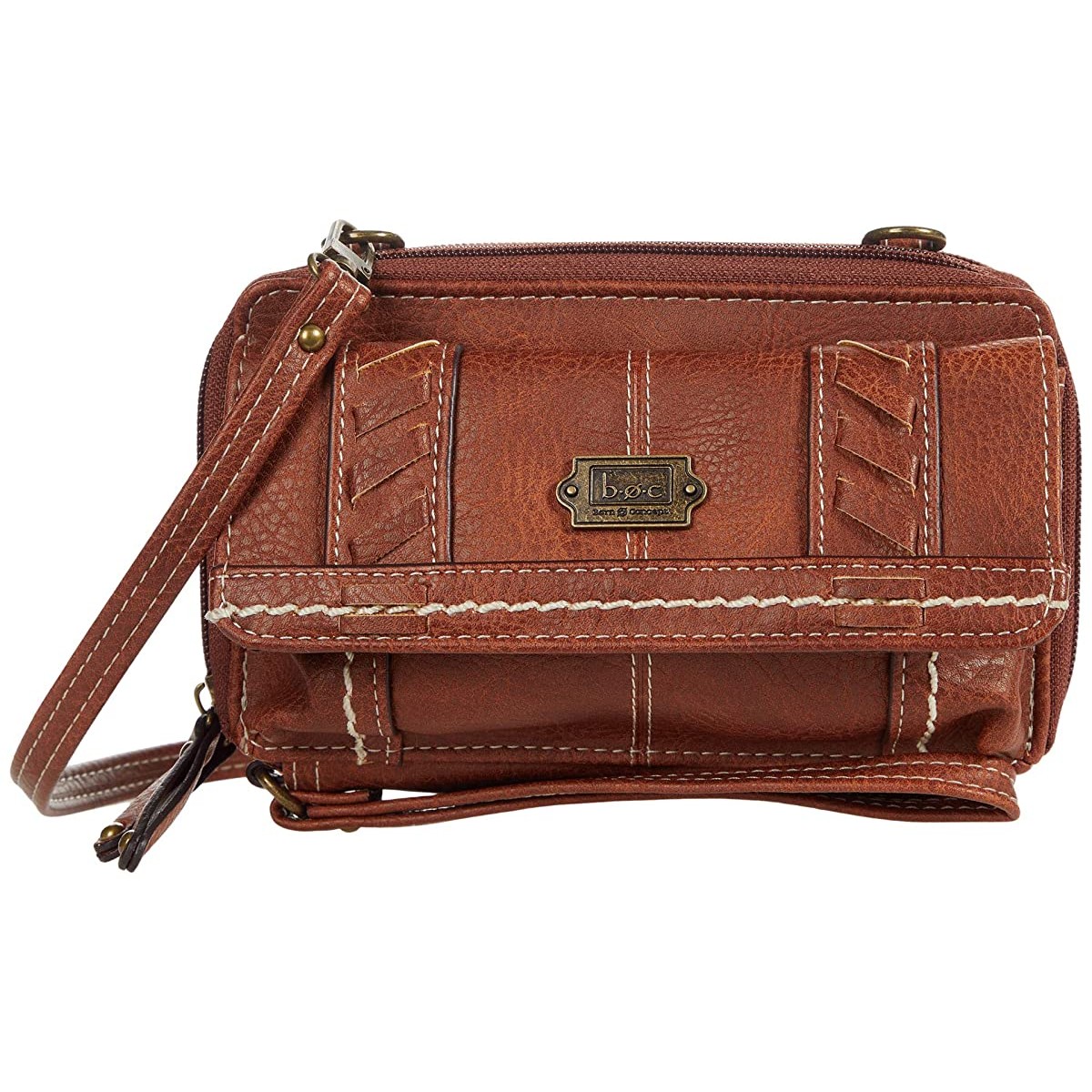 

Кошелек b.o.c. Raymere East/West Cell Phone Wallet Saddle, Универсальный