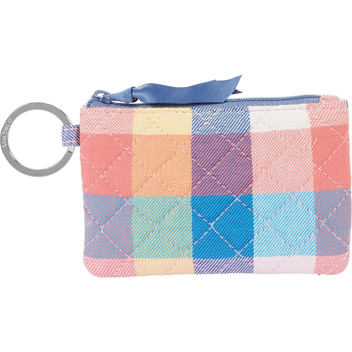 

Кошелек Vera Bradley Zip ID Case Tropics Plaid, Универсальный