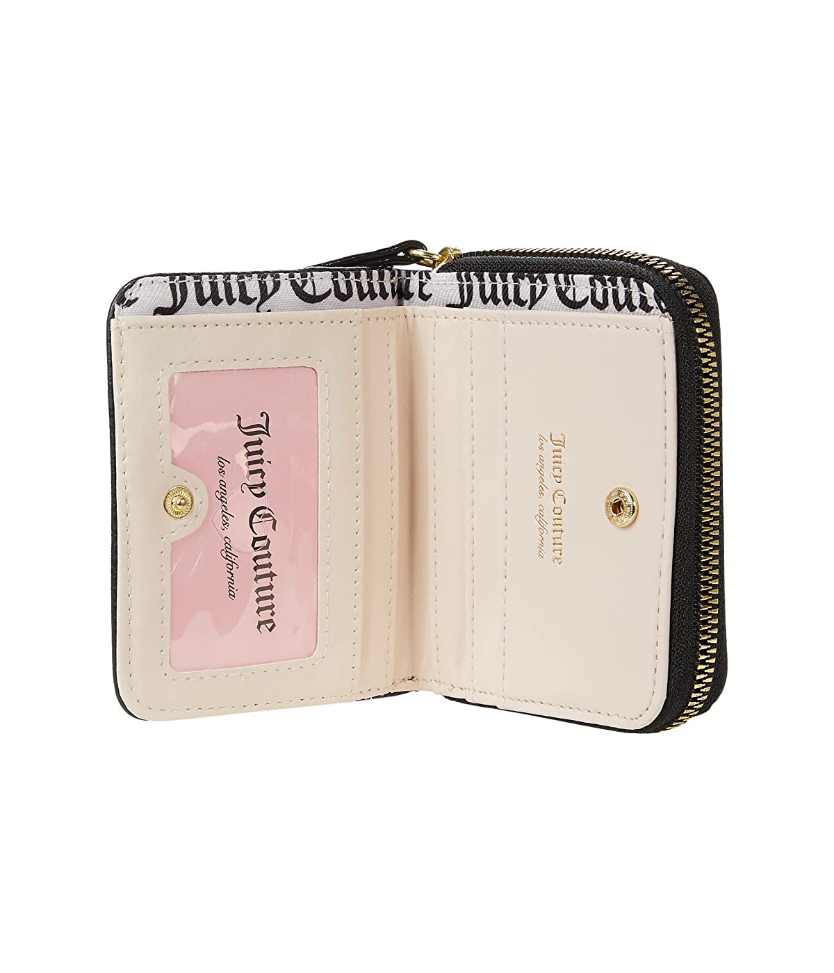 

Кошелек Juicy Couture Our Lips Are Sealed Medium ZA Black, Универсальный
